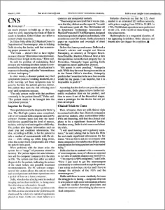 Stephen Dolle is interviewed by the Orange County Business Journal for his FDA efforts and DiaCeph Test invention Page 2